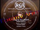 ELVIS PRESLEY - That's all right/Blue moon of Kentucky - SOUTH AFRICA 78