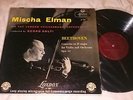 Mischa Elman: Beethoven: Violin concerto. UK London LL 1257 ed1 GROOVED, NO SXL