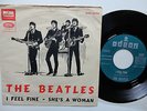 THE BEATLES-I FEEL FINE/SHE´S A WOMAN-SPANISH SINGLE 1964. . NICE.