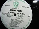 RARE WHITE LBL PROMO 1962 MONO - DIE CUT COV = EVERLY BROTHERS = INSTANT PARTY