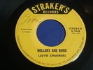 LLOYD CHARMERS Dollars and Bond STRAKER'S S-76 Orig 1970 Rocksteady 45 Rare
