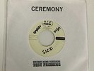CEREMONY Sick 7inch Test Press / 24 trash talk black flag wire vile