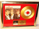 A-HA, Take On Me, mit Cover, Gold Record, goldene Schallplatte, Award, platin