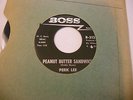 Perk Lee Peanut Butter Sandwich/The Docks 45 RPM Boss Records VG