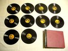 Rare: The Little Wonder Record Album Complete Set of 5.5 inch phonograph antique