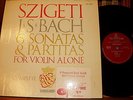 VANGUARD: JOSEPH SZIGETI: BACH: 6 SONATAS&PARTITAS FOR SOLO VIOLIN NM+ TO MINT-