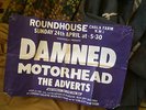 thE DAMNeD  MOtORHEAD THe ADVErT 1977 GiG POSTER the clasH sex pistols