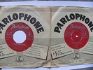 2x1950s ARABIC ARTISTS:NAJAH SALAM etc BRITISH EXPORT PARLOPHONE 45s+COVERS