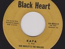 BOB MARLEY WAILERS - KAYA b/w All In One on BLACK HEART label  - Lee Perry prod