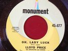 Lloyd Price Oh Lady Luck Monument Northern Soul