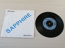 Sapphire Jealousy / Let It Burn 45 Sapphire Rocks 1982 NWOBHM Picture Sleeve