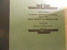 Brahms Quintet for Clarinet & Strings Kell Busch Quartet Victor  M-491