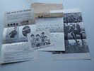 THE BEATLES ORIGINAL 1964 THREE  FANCLUB LETTERS PROMO CARD  & MAILER