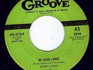 MICKEY & SYLVIA - NO GOOD LOVER / WALKIN' IN THE RAIN - GROOVE 45RPM (1956)