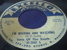 50's Black Gospel 45: Sons Of The South on Excello 2045 I'm Waiting And Watchi