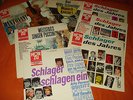 7 Stück Hör Zu  Hörzu LP´s Schlager des Jahres, Schlager schlagen ein, Mantovani