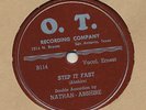 Nathan Abshire OT 114 E+ rare Cajun 78 Step It Fast b/w Jolie Petite Juilette
