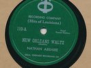 Nathan Abshire OT 110 VG+/E+ Cajun 78 New Orleans Waltz b/w French Blues