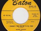 MARIE KNIGHT- 