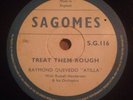 78 rpm - RAYMOND QUEVEDO (ATILLA) / (LION) - Rare SAGOMES Calypso  #SG-116 E-