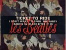 LES BEATLES 45 EP TICKET TO RIDE RARE EP FROM FRANCE WITH PS