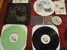 SLAYER CLEVELAND CUNTS- 2 LP 1 GREEN RECORD+1 BLACK-BOX SET  WITH CD BACKUP