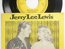 SUPERB Original Jerry Lee Lewis SUN 281 Picture Sleeve & 45 Great Balls of Fire