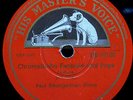 PAUL BAUMGARTNER   Bach Fantasy + Fuge D minor   SWISS HMV DB 10100/1 VERY RARE