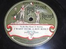 JACKIE COOGAN OFFICIAL BOY SCOUT 78 RPM RECORD RARE LABEL
