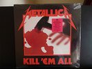 METALLICA KILL 'EM ALL SEALED ELEKTRA PRESSING W/BONUS SONGS VERY RARE MEGADETH