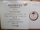 ASD 287 1st g/c NM BEETHOVEN SYMPHONY No.2 + THE RUINS OF ATHENS BEECHAM