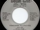 Modern Soul - Timeless Legend - I was born to love you - DAWN LITE