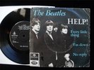 THE BEATLES Help EP Danish 1st 1965 Picture Cover Odeon GEOS 234 RARE