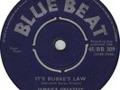 Jamaica Greatest - It's Burke's Law / Here Come's The Bride (UK Blue Beat 1965)