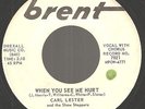 CARL LESTER When You See Me Hurt 45 Northern soul Popcorn New Breed R&B dancer