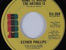 70s Soul Funk 45 ESTHER PHILLIPS Home is Where the Hatred Is KUDU HEAR