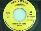 PAUL ANKA - WHEN WE GET THERE RCA  DEMO  ORIGINAL Exc cond listen