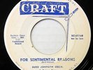 VOICES FIVE  BUDD JOHNSON (Chanters) 45 For Sentimental Reasons DJ Doo Wop BB 60