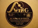 BILL COLEMAN / C.WAGNER / EMILE STERN / DJANGO REINHARDT 78 rpm 10