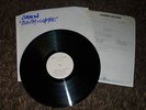 SAXON - Denim & Leather LP WHITE LABEL TEST PRESSING w/INFO SHEET - psych