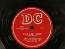 FRANK MOTLEY & Motley Crew w/Jimmy Crawford THAT AINT RIGHT 78 DC Records 6004