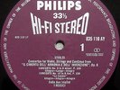 FELIX AYO-I MUSICI / Vivaldi Violin Concertos / Philips Hi-Fi Stereo 835 110 AY
