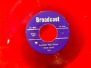 FOUR GEMS 45 Outside Of Paradise BROADCAST red vinyl RARE orig DOO WOP