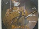 MEGADETH So Far So Good 1988 UK ORG Picture Disc LP METAL Minty  Limited Edition
