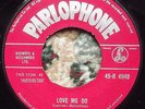 THE BEATLES  -LOVE ME  DO  RED LABEL  VG