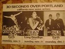CLASSIC PUNK FLYER DEAD KENNEDYS BAGS DILS WIPERS POISON IDEA HARDCORE PUNK ROCK