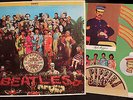 Beatles-Sgt. Peppers Lonely Hearts Club Band-Capitol Rainbow With Uncut Art Card