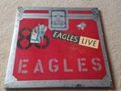 THE EAGLES Eagles Live LP Record Vinyl Album  EX+ UK press + POSTER