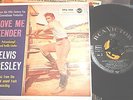 Elvis presley Love me tender rare german 4 track EP Let me, poor boy, we're gonn