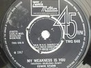 EDWIN STARR - My Weakness Is You - TAMLA MOTOWN #TMG646 Orig UK 45 NORTHERN SOUL